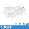 2016 moldado rj45 conector plug pvc botas / tampa / tampa para cabeamento de rede